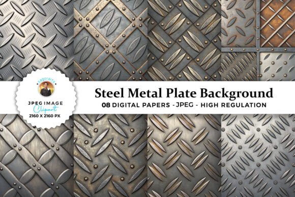Download Steel Metal Plate Background Textures - Plate Collection