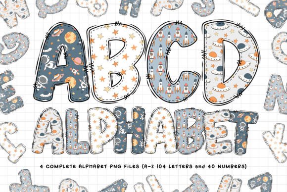 Download Rockets Astronaut Star Space Alphabet - Rock Collection