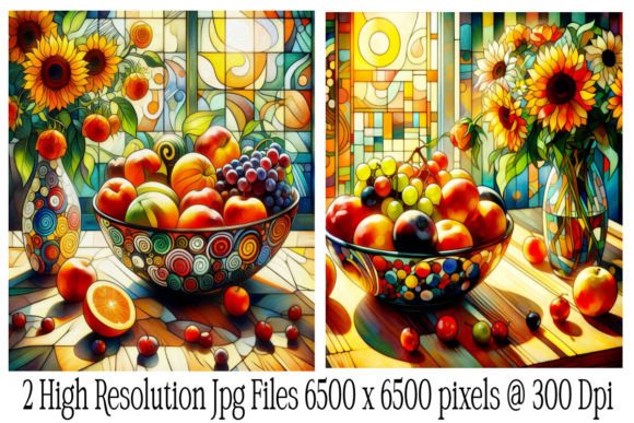 Download Still Life Art - Fruit and Flowers Set 2 - Premium Bundle