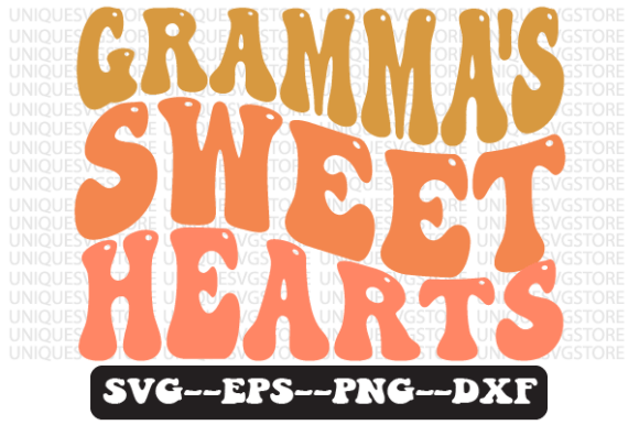 Download Gramma's Sweethearts Etro Wavy Svg - Sweet Collection